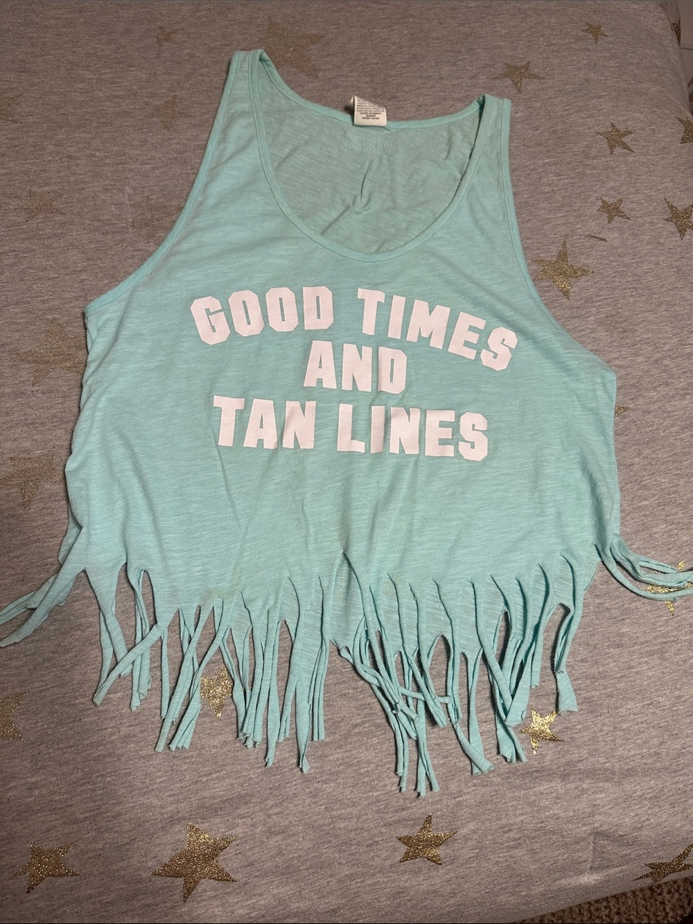 PINK Victoria's Secret Light Mint Crew Tank
